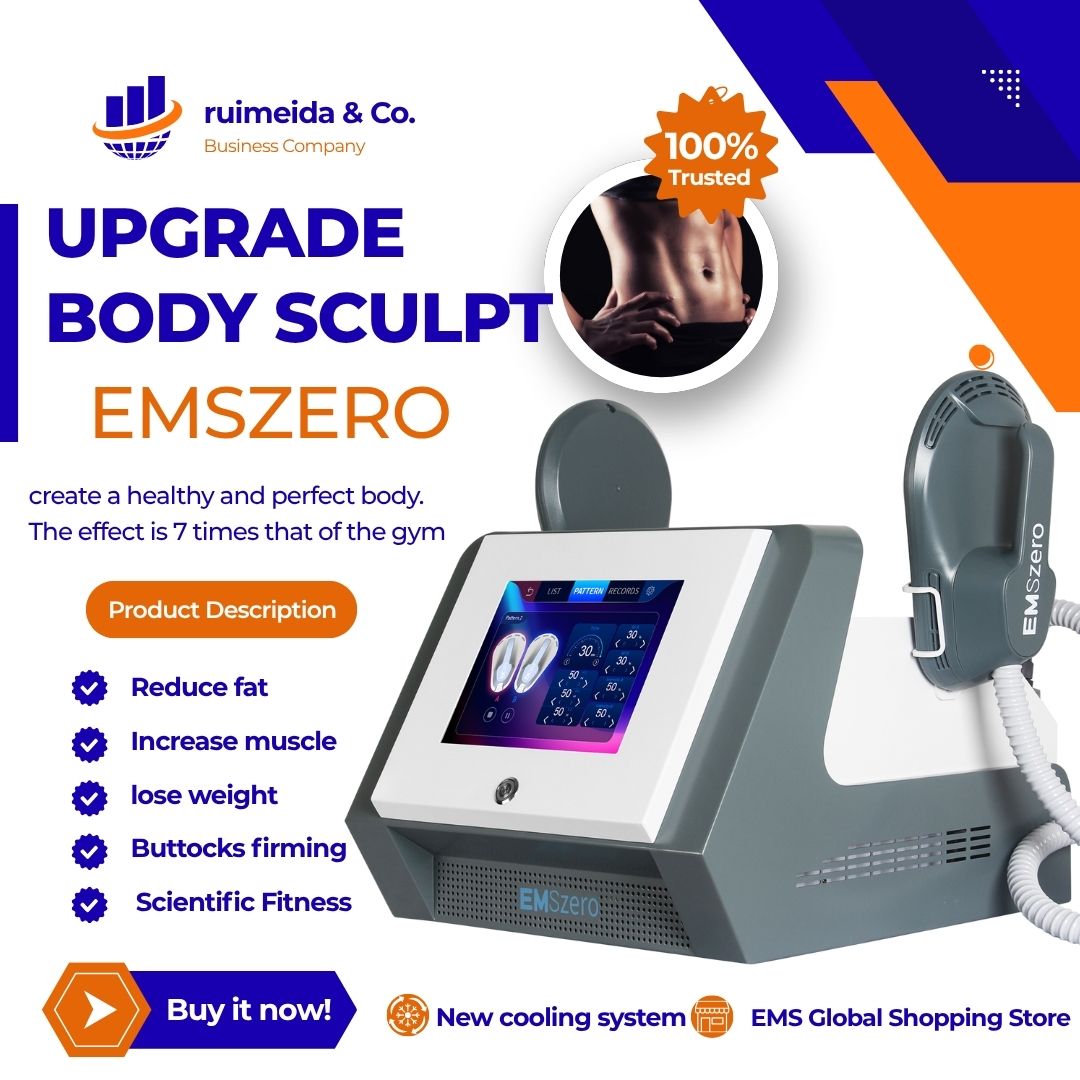 Non-Invasive EMS Body Slimming and Contouring Machine EMSZERO HI-emt 15Tesla 200HZ Tighten Skin Improve Shape Beauty Spa Equipment