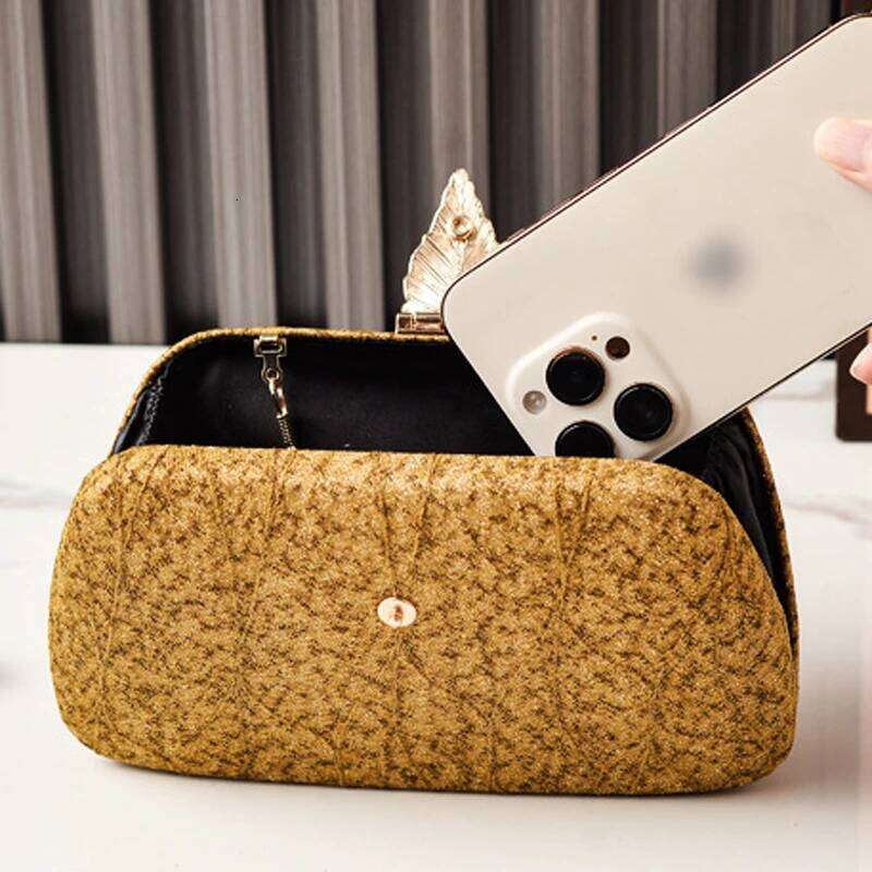 Women's Bag Leaf Hasp Handbag Designer Evening Clutches for Woman Elegant Brand Crossbody Bags Ladies Korean Purse