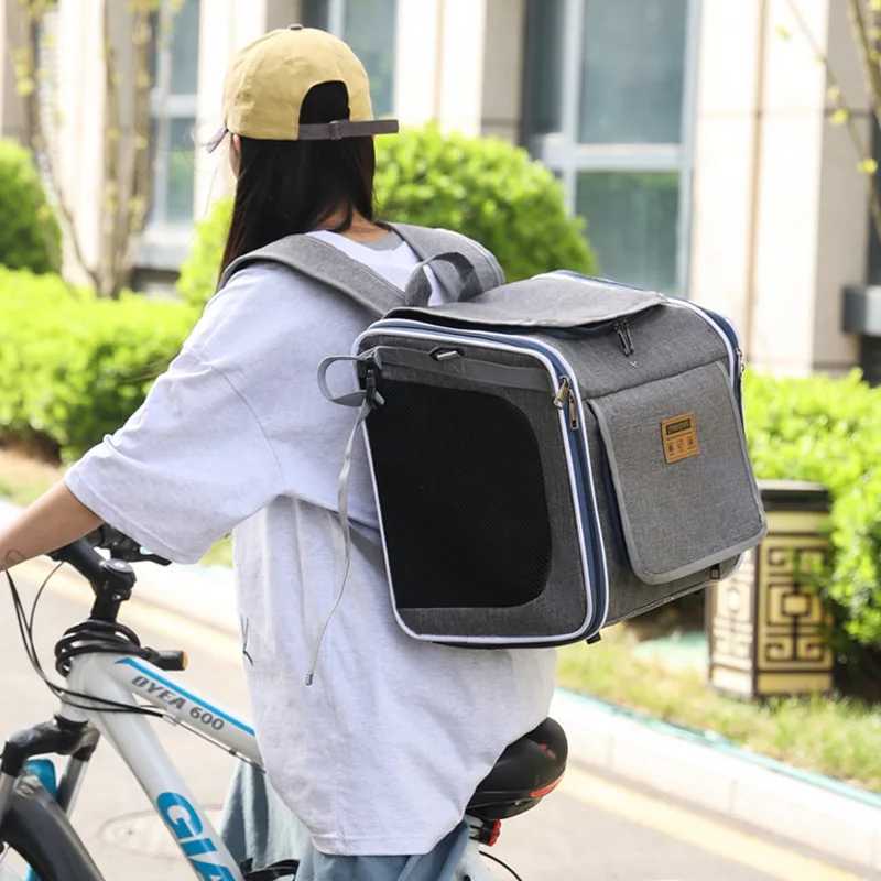 Hot High Quality Pet Bag For Outdoor Use Portable HandHeld Backpack Nordic Style Bicycle In Car Cat Bag Dog Bag Home Goods C251013