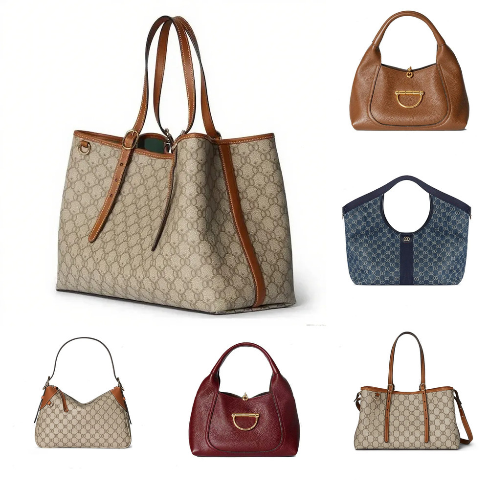 Top10 Emblem Giglio black red brown designer Elegant Leather tote bag with Drawstring Pillow Crossbody Fashionable Shoulder Handbag for Women 01