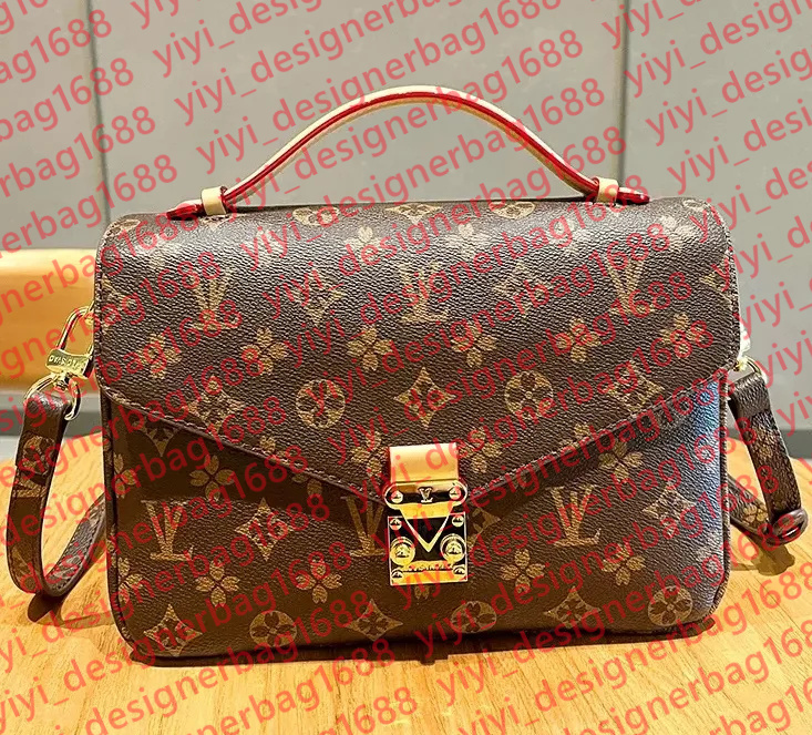 5A Designer Shoulder Bag Tote Women Crossbody Bags Leather Luxury Old Flower Diane Baguette Handbag Large-capacity Canvas Strap Embossed Letters Woman Wallet Purse