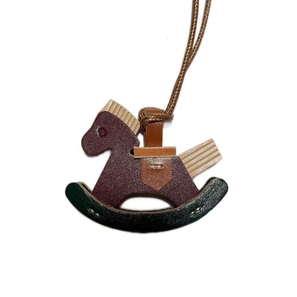 Bag pony charms Designer charm bag pandent three dimensional little horse for Women men Fashion Unique Backpack accessories
