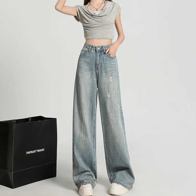 Skin Friendly Womens Straight Jeans Comfortable Leisure Baggy Denim Pants Low Rise Casual Streetwear Trendy Pocket BoyfriendT251013