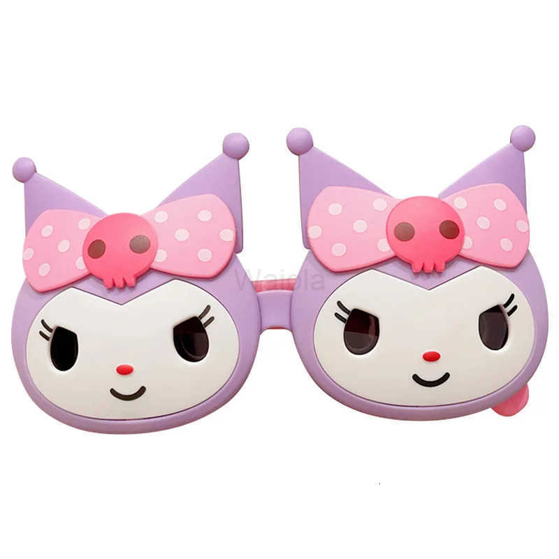 Sanrio Cute Cartoon Children Sunglasses Girls Boys Flipup Glasses Hello Kitty Y2K Anime Accessory L261005 - view 4