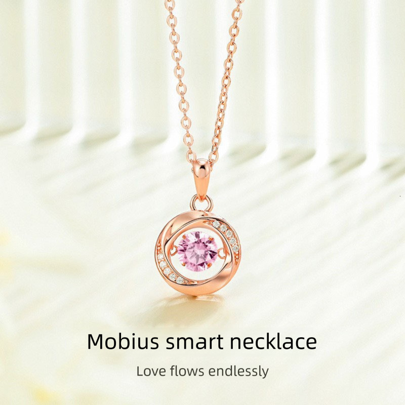 Mobius Flexible Necklace for Women, Fashionable Light Luxury New Style, Unique Design Jewelry, Birthday Gift for Girlfriend ddmytues