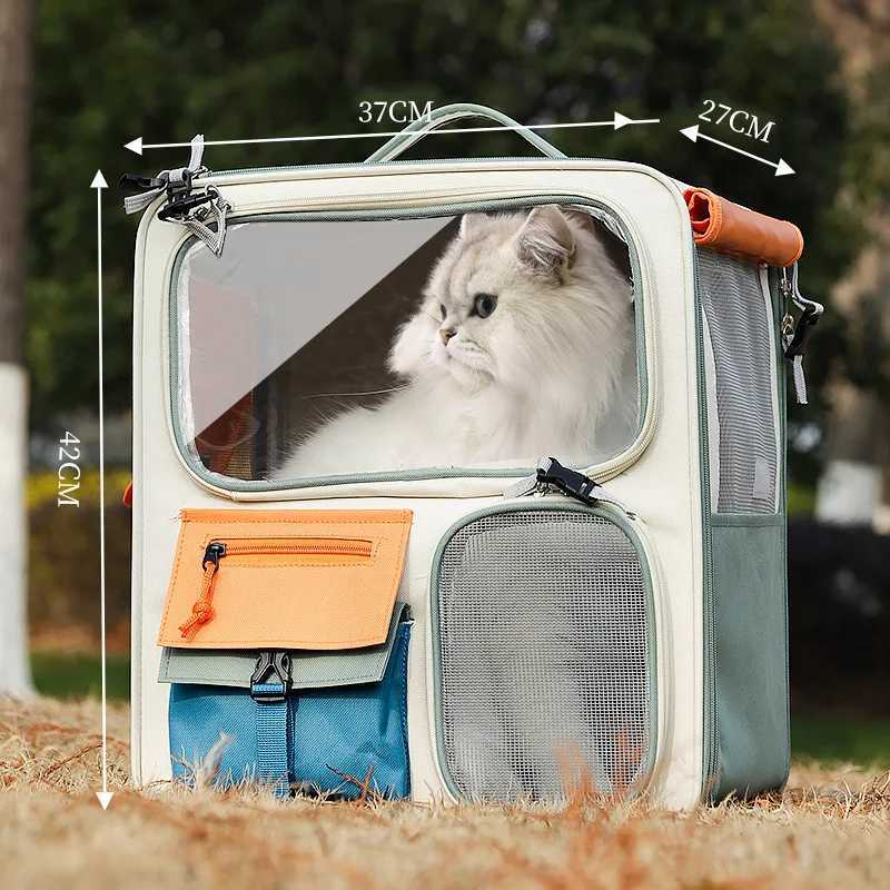 HOOPET Cats Travel Bag Portable Out Pet Trolley Suitcase Universal Small Dogs Bag Cat Backpack Detachable Pet Supplies C251013