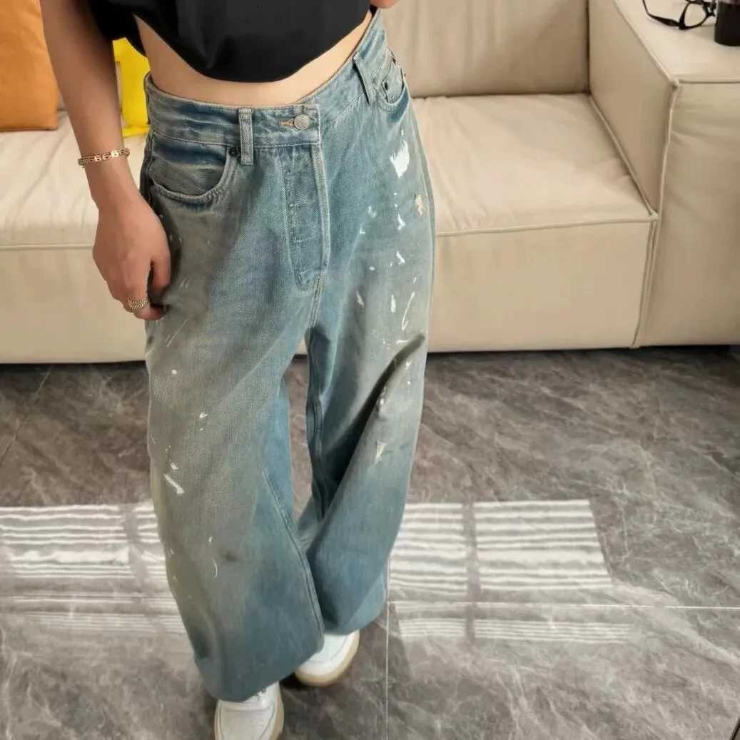 Straight Leg Jeans Women Loose Wide Denim Pants Vintage Washed High Waist Retro Casual Comfort TrousersT251013