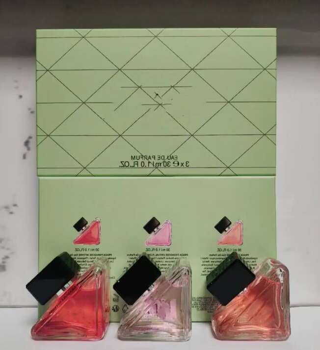 New Women Perfume Fragrance 30ml 3piec e Set Virtual Flower Eau De Parfum 3pcs Gift Box Long Lasting Smell EDP Brand Woman Lady Girl Cologne Spray Kit