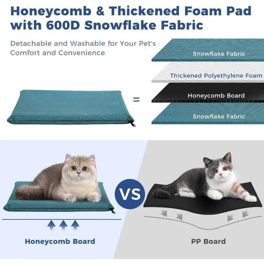 Ventilated Dog Cat Carrier Backpack for Pets Weighing 418lb with Padded Back Support and Breathable Mesh Design Ideal for Hikin C251013