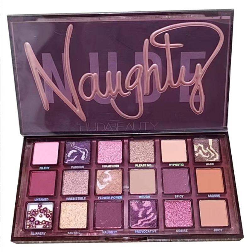 Huda 18 Colors Eyeshadow Palette Naughty NUDE Rose Gold Textured DESERT DUSK MERCURY RETROGRADE em power ed Makeup Eye shadow Beauty free shipping