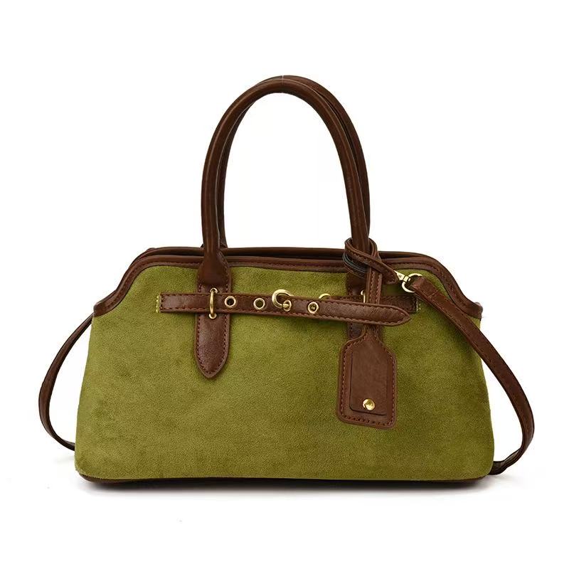 Large Capacity Women'S Autumn/Winter Retro 2025 Autumn New Casual Crossbody Bag Versatile Handheld Commuting Shell Bag