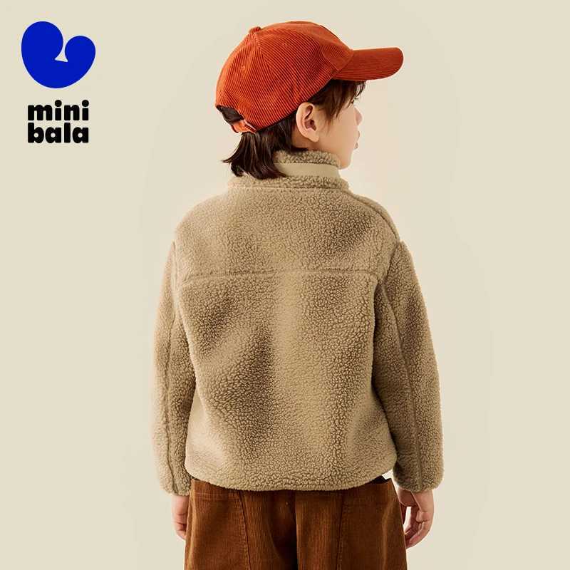 Mini Bala Fleece Jacket Kids 2025 Autumn Parent and Child Style Outdoor AntiStatic Warm Outerwear C251013