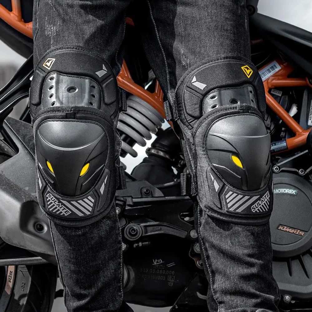 1Pair Motorcycle Knee Elbow Guards Adjustable Motocross Armor with PP Shell EVA Padding Dirt BikeEBike Protective Gear C251013