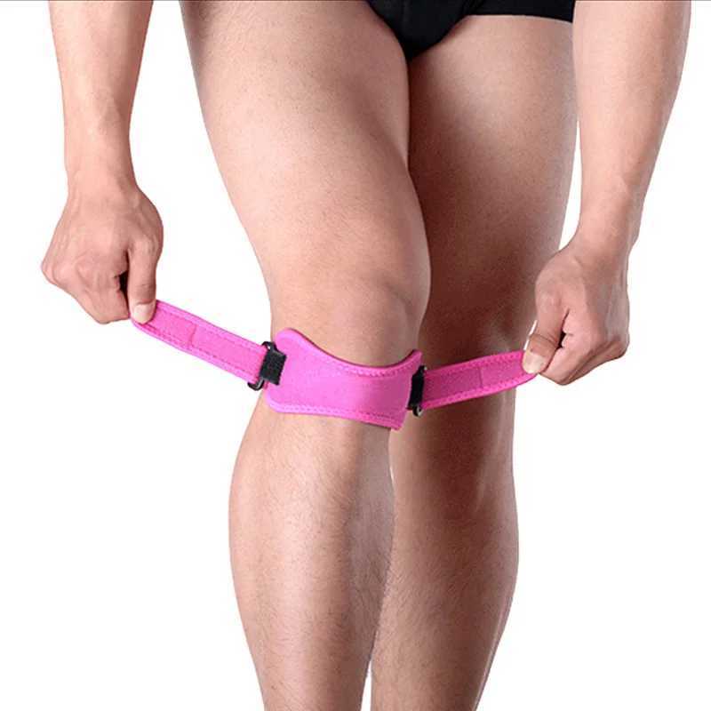 1 Piece Knee Patellar Tendon Knee Support Strape Brace Adjustable Shock Absorption Compression Knee Pad Sleeve for Basketball C251013
