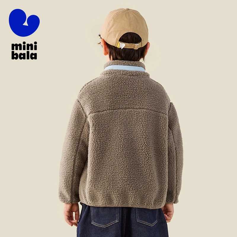 Mini Bala Fleece Jacket Kids 2025 Autumn Parent and Child Style Outdoor AntiStatic Warm Outerwear C251013