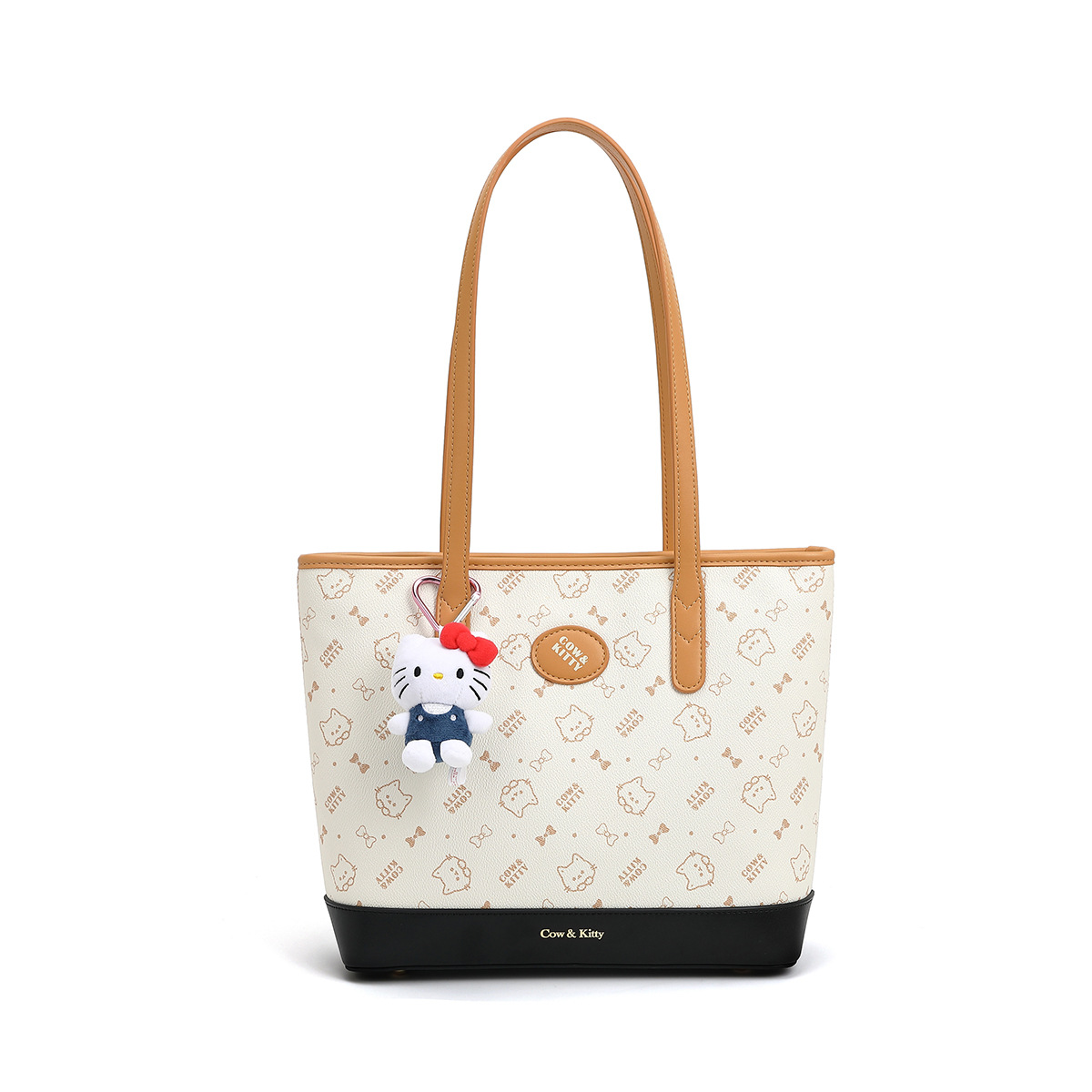 Cow & Kitty designer bag free shipping 2025 New Fashionable new trendy casual handbag large capacity commuting tote bag for woman