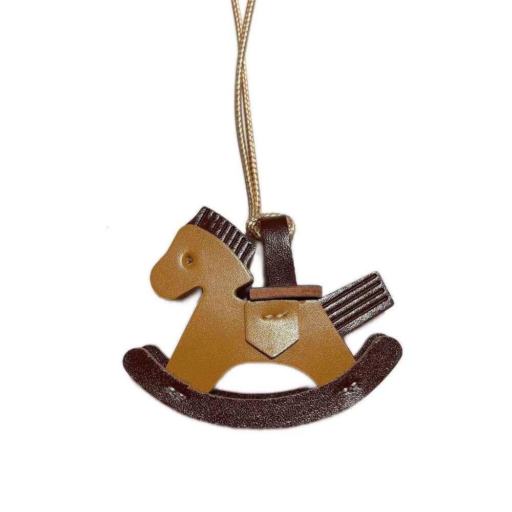 Bag pony charms Designer charm bag pandent three dimensional little horse for Women men Fashion Unique Backpack accessories