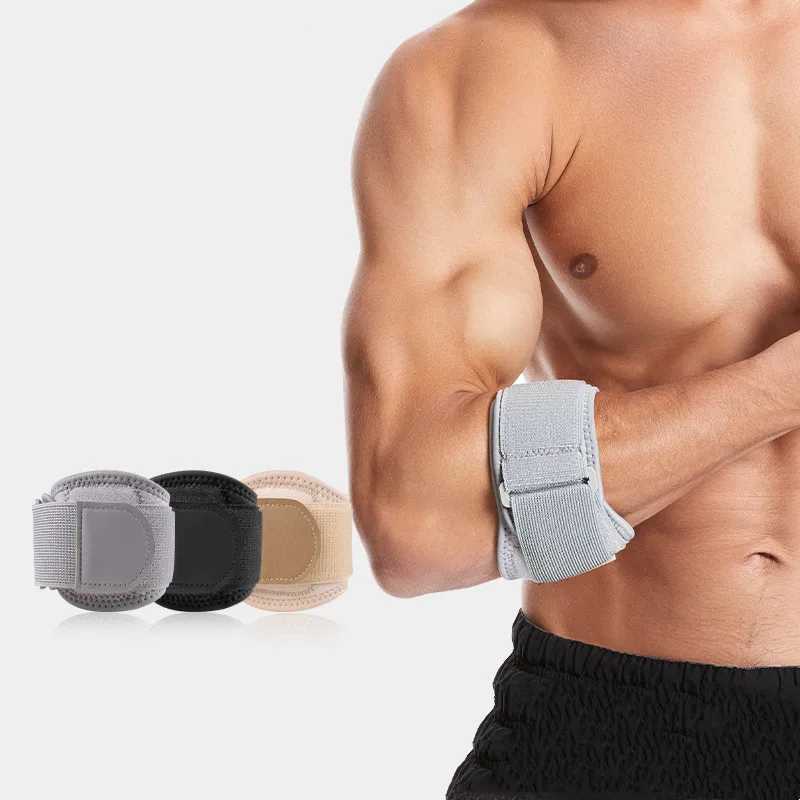1 Pcs Elbow Pad Adjustable Compression Bandage Elbow Brace Gym Sports Badminton Vollleyball Tennis Elbow Support Protector Strap C251013