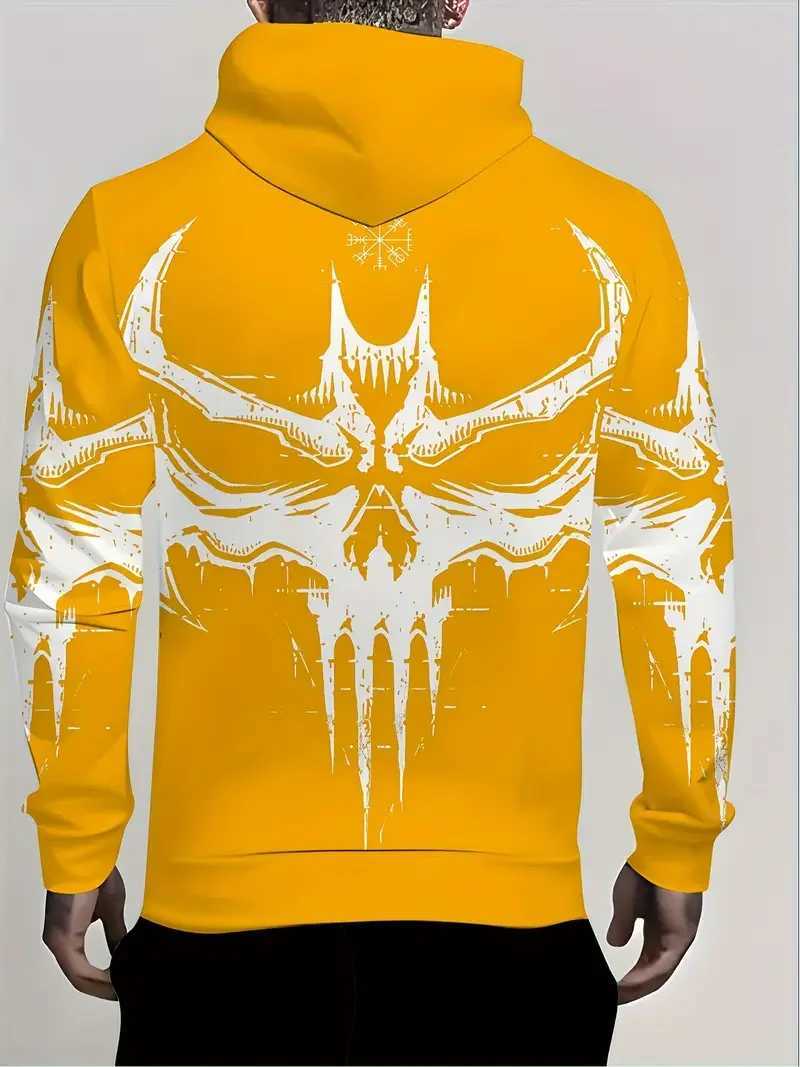 Mens Gothic Bat 3D Print Hoodies For Men Women Street Style Sweatshirts Pullover AutumnWinter Loose Casual Halloween Tracksuit J251013