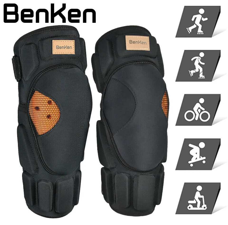 Benken Knee Brace Elbow Pads Kit Cycling Motorcycle Ski rodilleras Shock Absorption for Joint Security Protection Gear C251013
