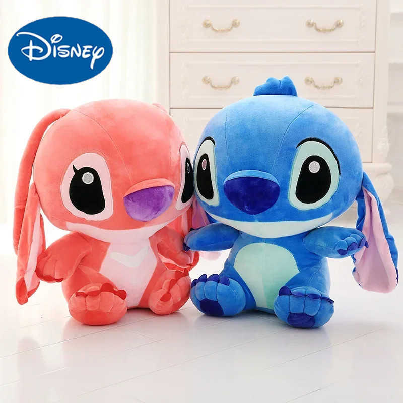 Disney Cartoon Blue Pink Stitch Plush Dolls Anime Toys Lilo and Stitch 35CM Stich Plush Stuffed Toys Christmas Kids Gift H251013