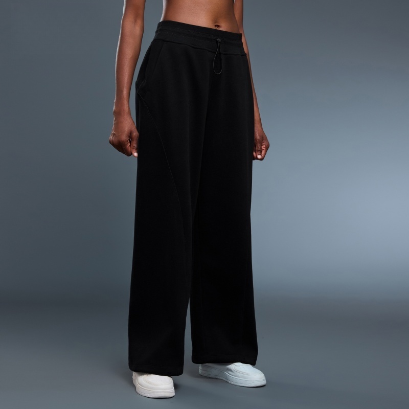 Tight Straight Leg Casual Veet Warm Sports Pants Solid Color Loose And Versatile Sweatpants Autumn/Winter L25158