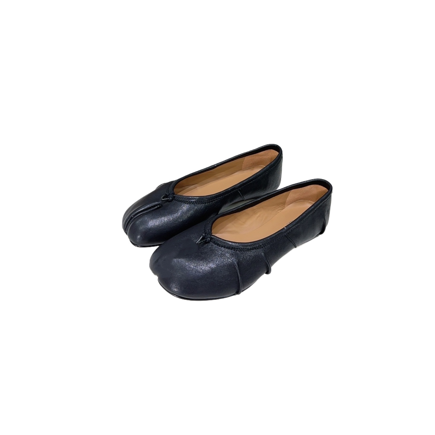 mm women lady flat fashion designer flat ballet shoes real leather with all package loafer footwear free ship M6132