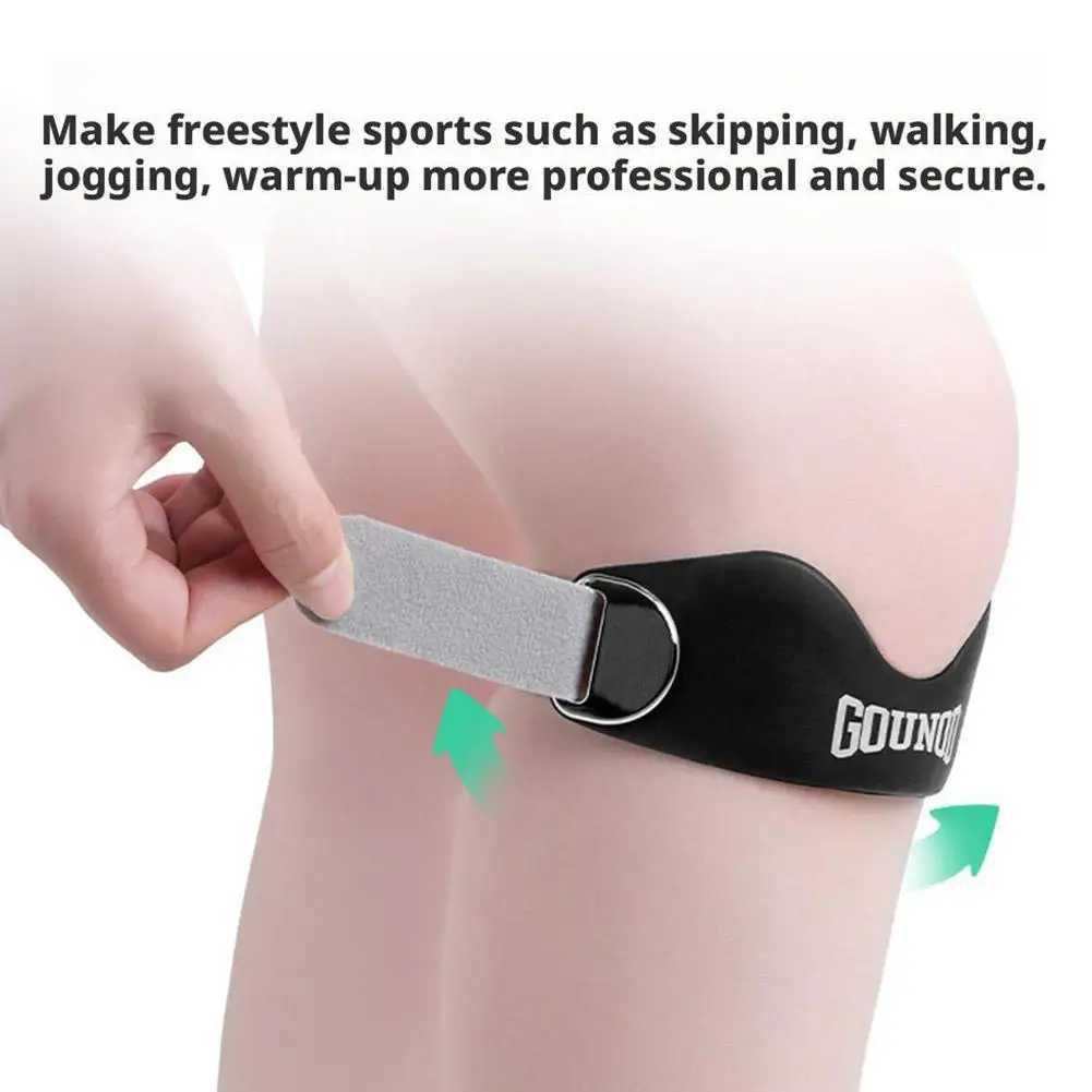 Cushioned Pressure Knee Support Breathable Adjustable Patella Strap for Jumpers Knee Joint Pain Relief Sport Knee Wrap C251013