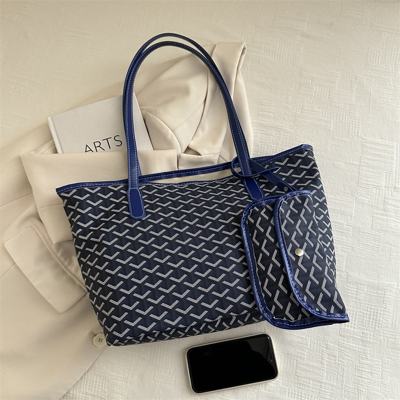 Designer Bag Fashion Print Retro mother-and-child Bag for Women 2025 New Style Large Capacity Tote Bag Commuting Shoulder Bag Free shipping