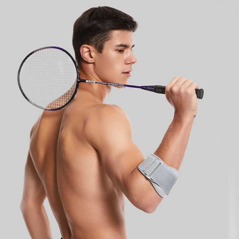 1 Pcs Elbow Pad Adjustable Compression Bandage Elbow Brace Gym Sports Badminton Vollleyball Tennis Elbow Support Protector Strap C251013