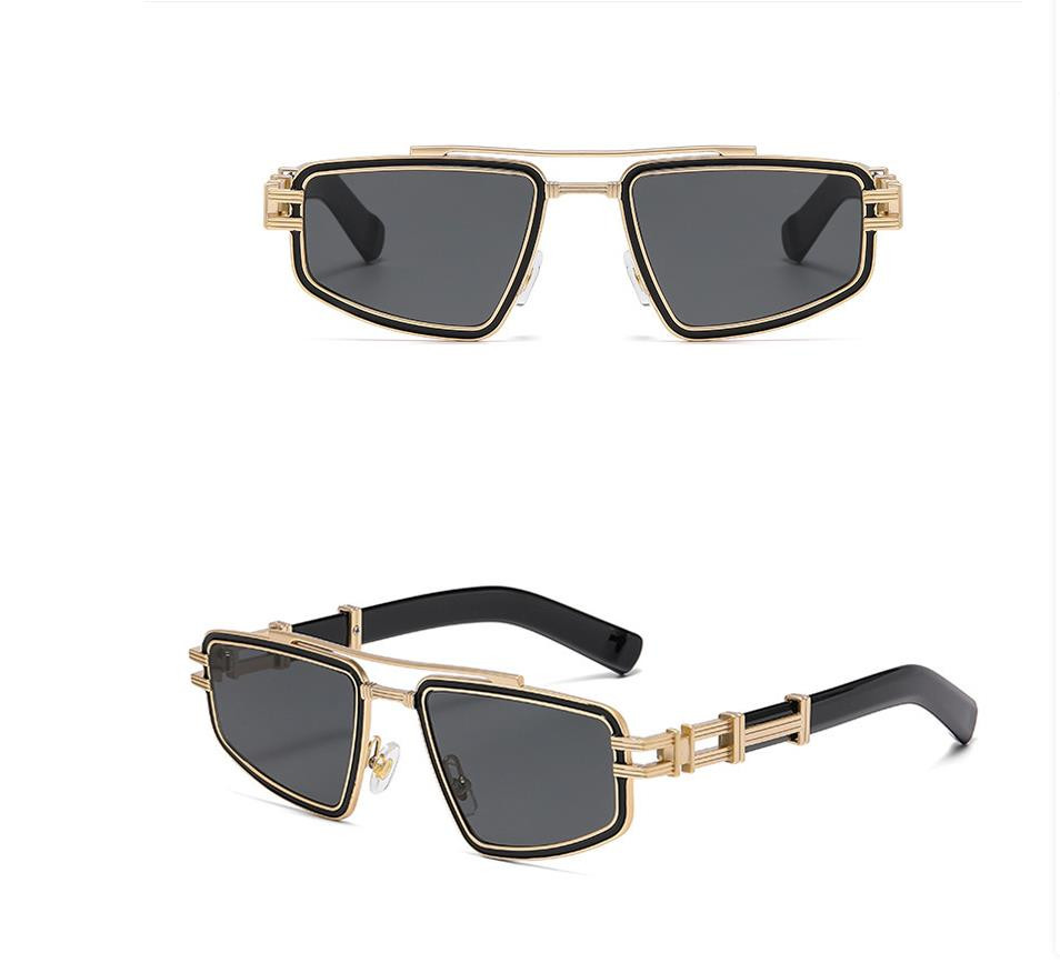 Designer Sunglasses For Women Metal Double Beam Retro Sunglasses Fashion Polarized Classic Sunglasses Luxury Goggle Pilot PC Frame Oversized UV400 Eye