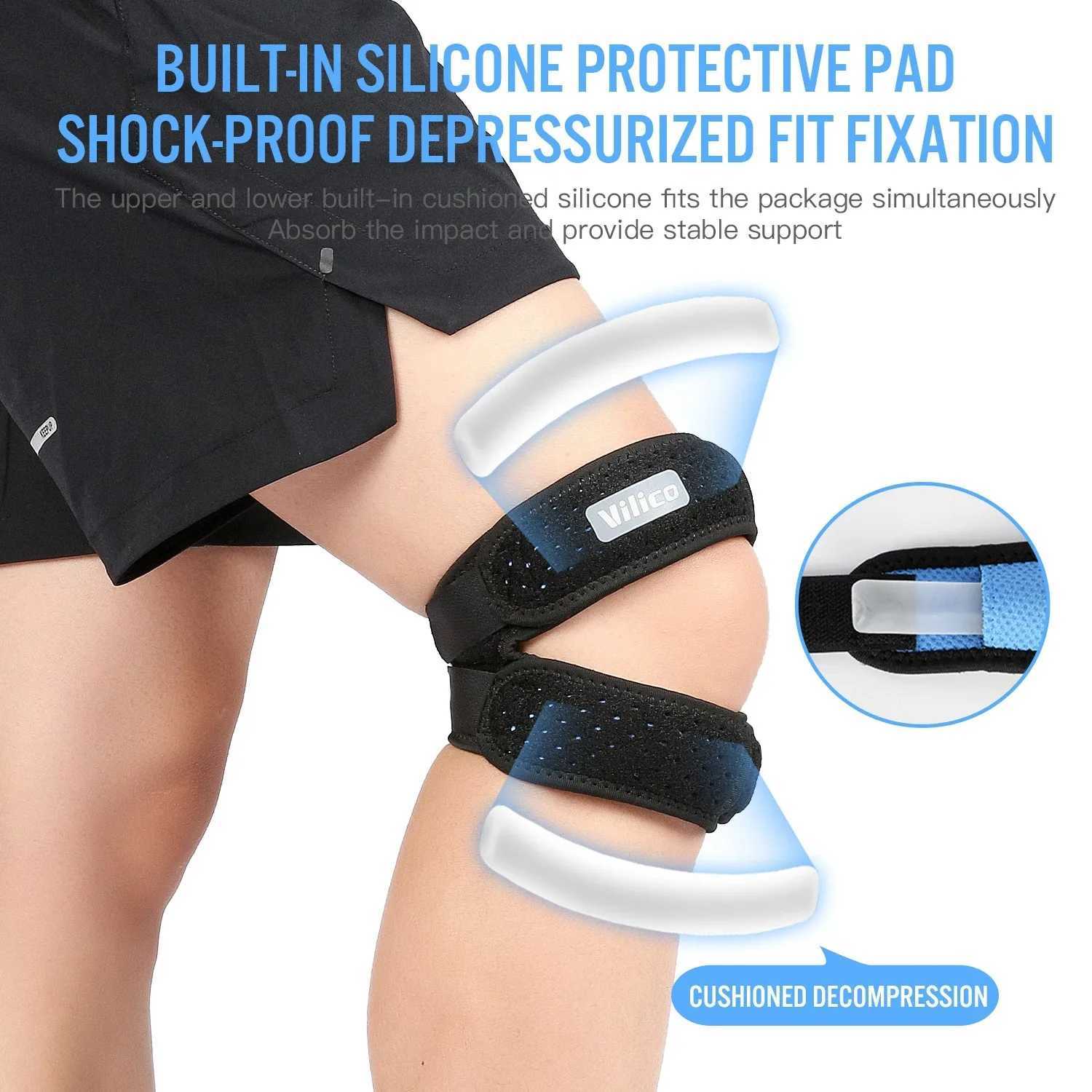 1Pcs Band StrapAdjustable Iliotibial KneeThigh Hip ITB Syndrome Compression Wrap SupportBreathable Patellar Tendonitis C251013