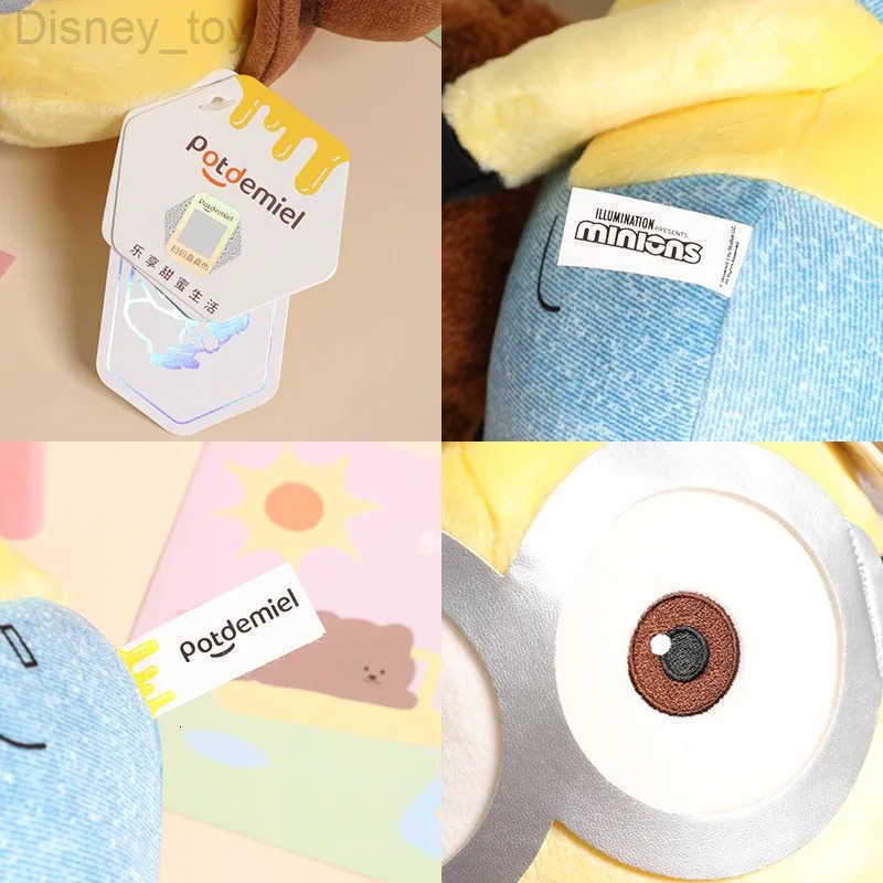 Disney Cute Minions Movie Characters Yellow Plush Toys Bob Stuart Soft Dolls Toys Hobbies Christmas Birthday Gifts For Kids H251013