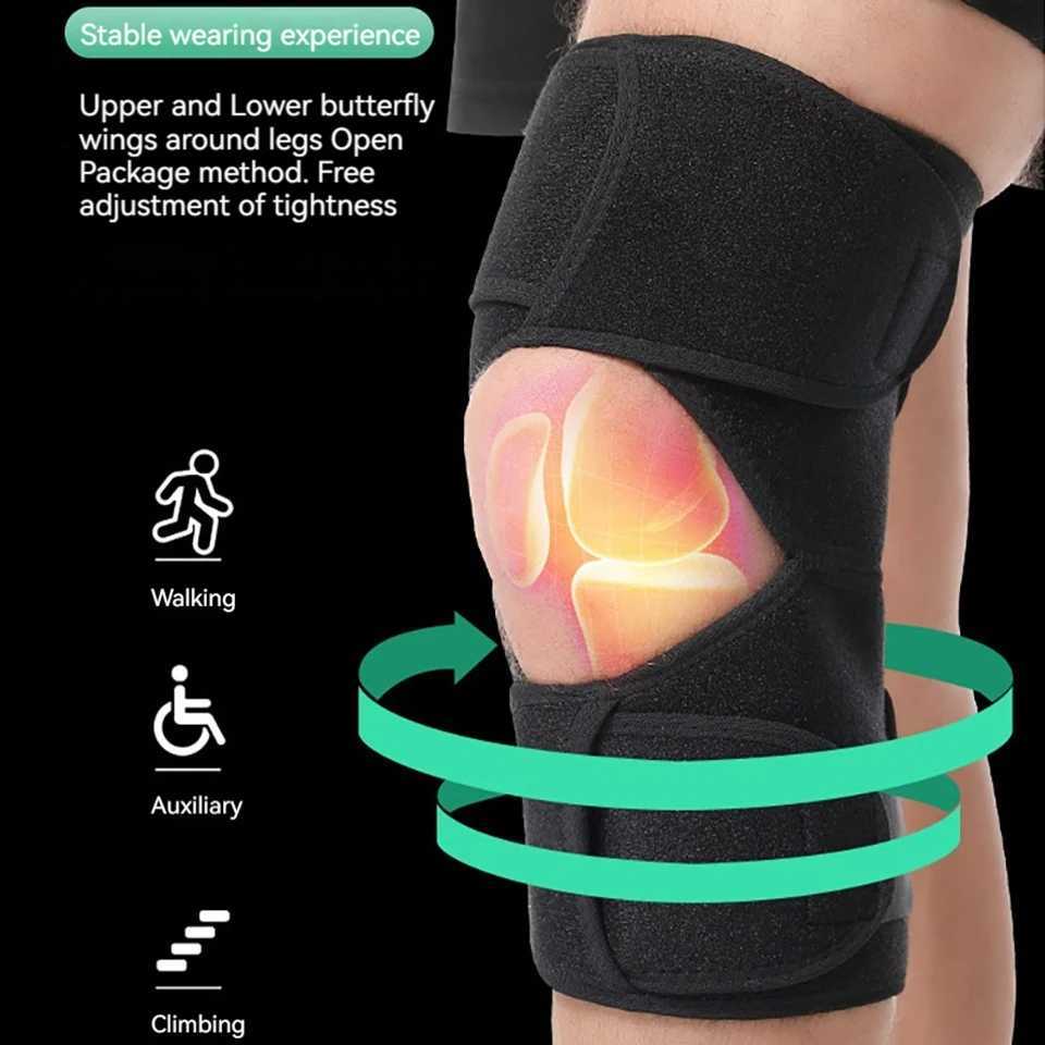 GOBYGO 1Pcs Adjustable Knee Booster Knee Brace For Patella Immobilization Squatting Knee Protector Outdoor Mountaineering Unisex C251013