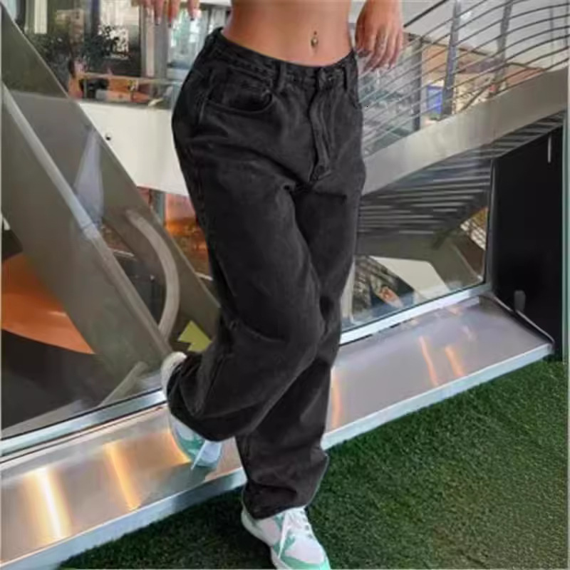 Casual loose denim pants for women 230330