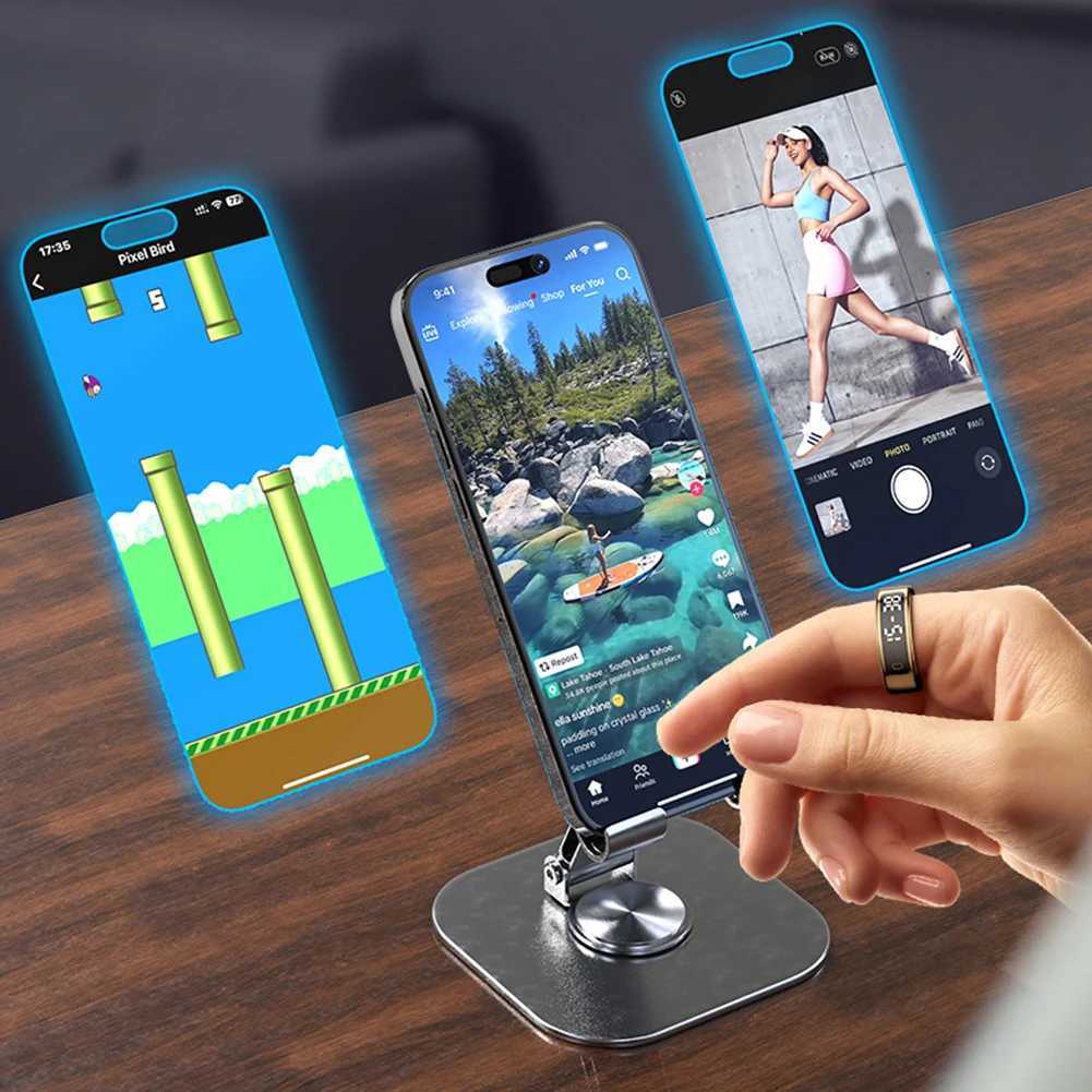 R11 Smart Ring with Display Sn Touch Fitness Sleep Monitor 5 ATM Waterproof Smartring Fitness Ring for iOS Android Y251014