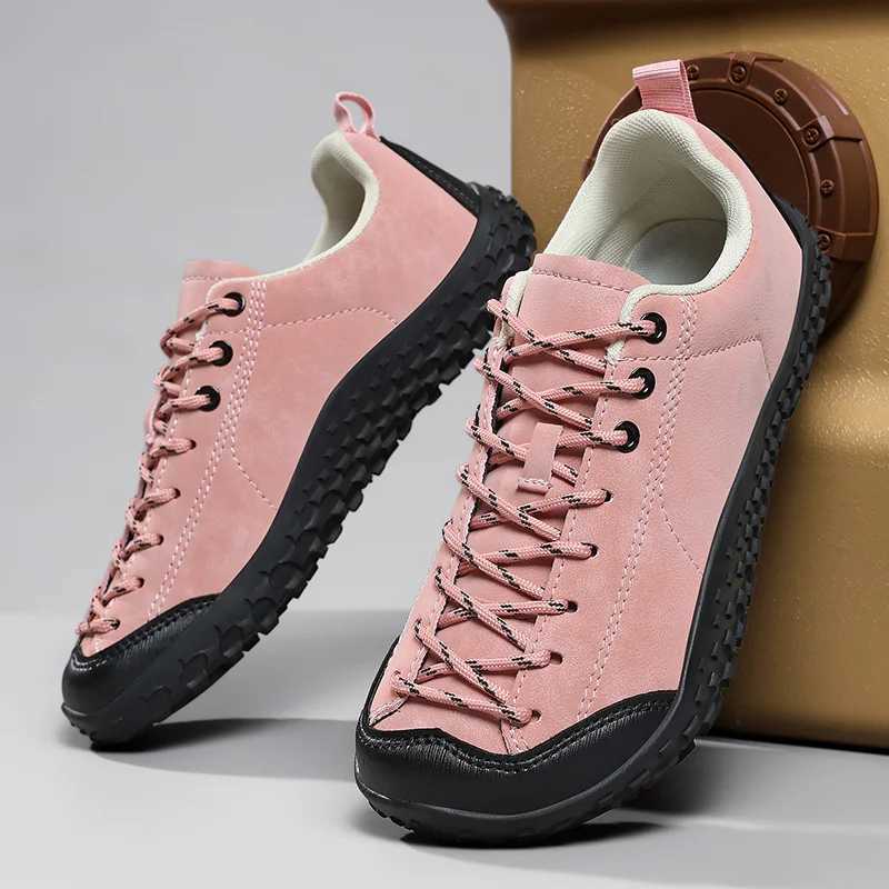 Hot SaLE Trekking Sneakers Men Women Hiking Shoes Plus Size 36-48 Widen Walking Sneakers Anti-Slip Outdoor Climbing Shoes C251014