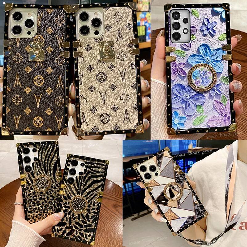 Leather Phone Case For Xiaomi Redmi Note 14 Pro 13 12 5g Nota 11 9 14c 13c 12c Xiami Note12 Note13 Note14 4G Girl Lanyard