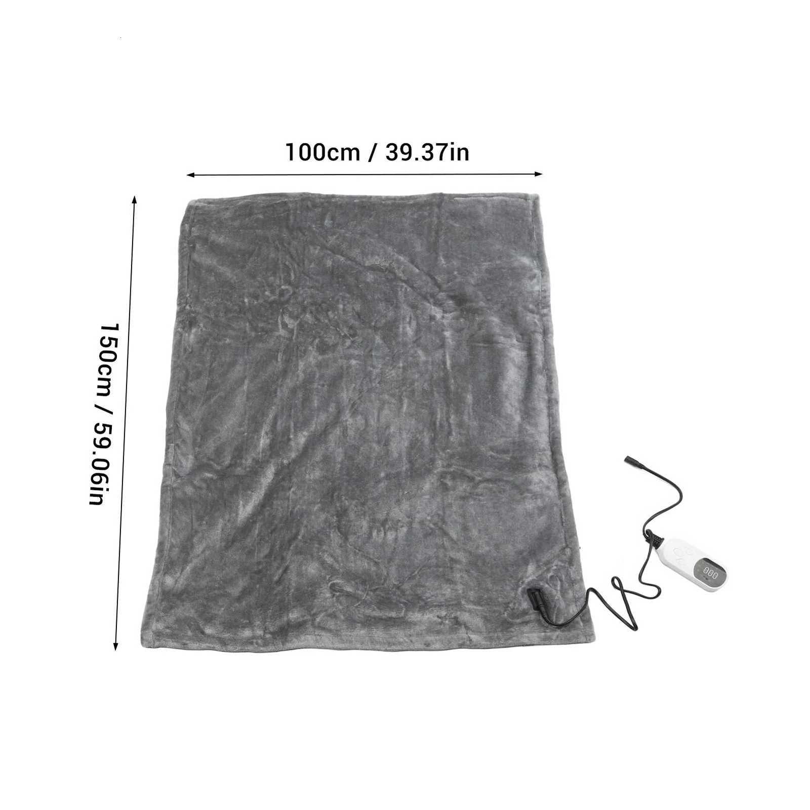 72W Heated Car Blanket Flannel Electric Blanket 12V Camping Electric Blanket for Travel Camping Car Heating Blanket 150x100CM Y251014