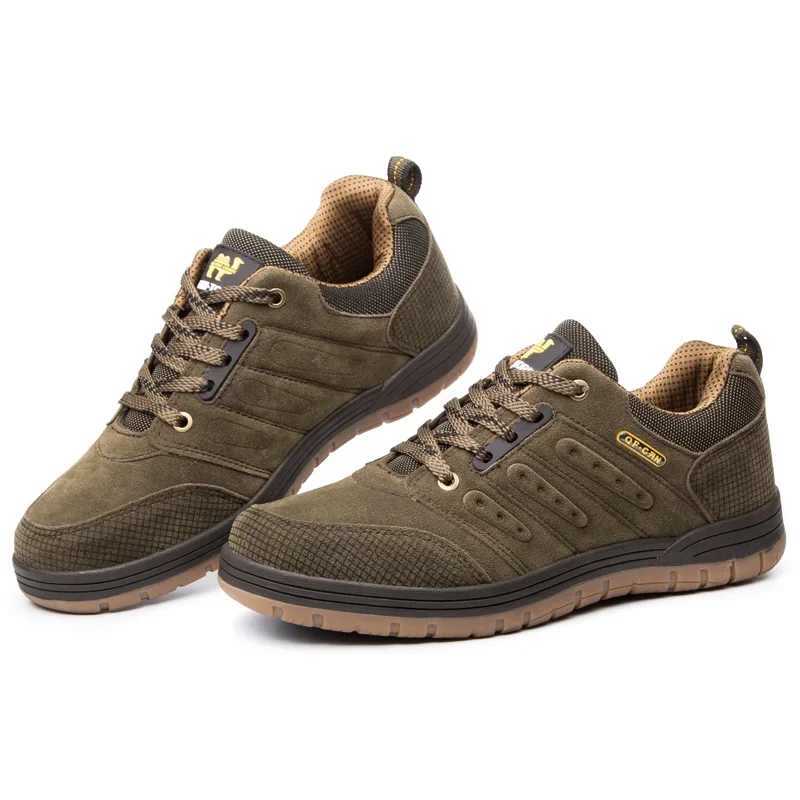 Men Casual Shoes Autumn Non Slip Work Sneakers Cowboy Suede Footwear Jeans Boy Lace Up Handmade Retro Leisure Zapatos De Hombre C251014