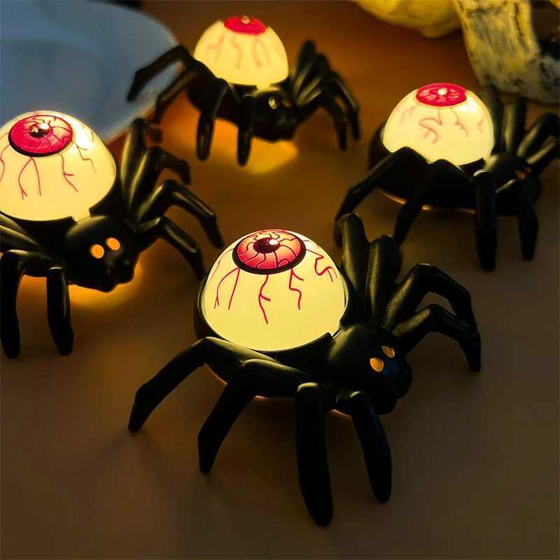 Halloween Decorations LED Candle Light Plastic Spider Skull Lamp for Home Bar Haunted House Halloween Party Decor Horror Props C251014