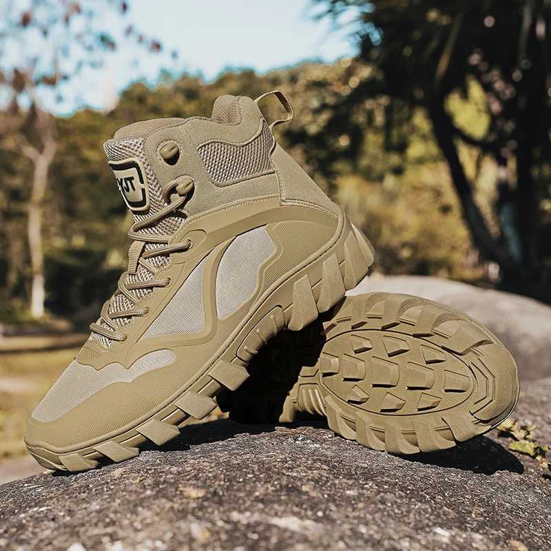 Classic Trendy Mens Ankle Boots Wear Resisting Hiking Shoes Comfortable Walking Sneaker Man NonSlip Treking Footwear Trainers C251014