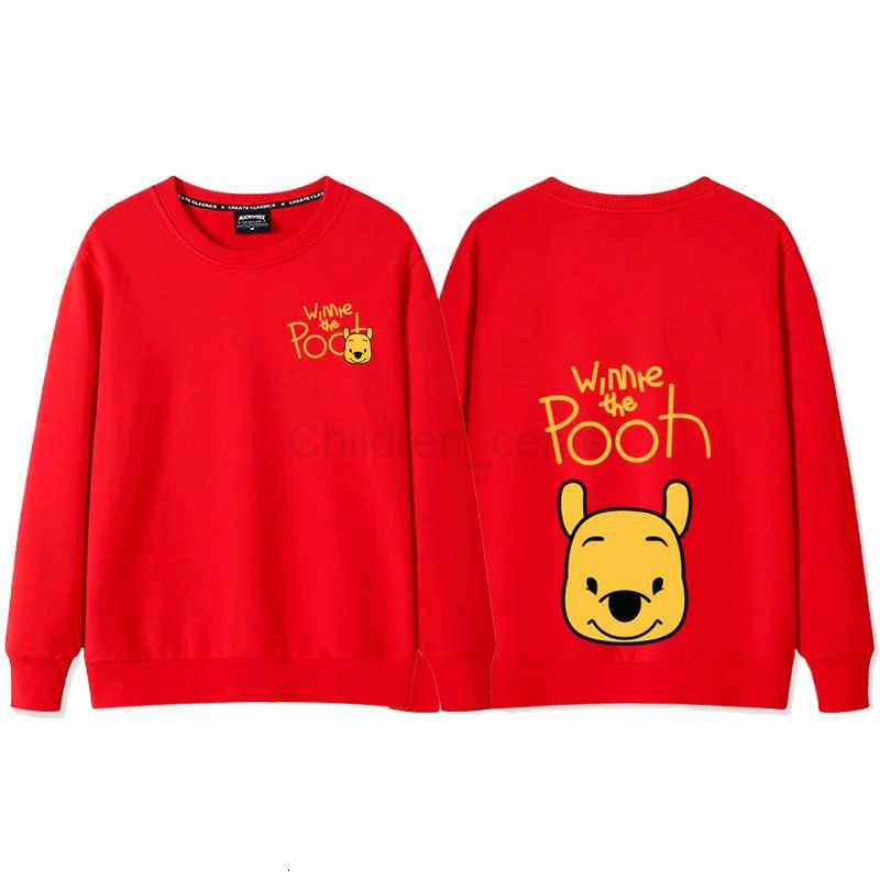 Disney Winnie the Pooh Womens Sweatshirt Womens Crew Neck Top Fashion Trend Couple Sweatshirt Couple Loose Casual Neck TopSweatshirt H251014