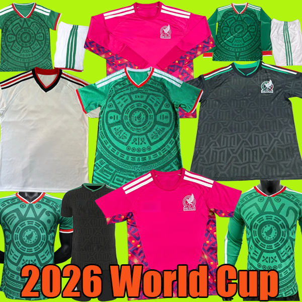 New Mexico 2026 World Cup Home Kit soccer jersey A. VEGA C. HUERTA L. ROMO RAUL football shirts men kids kit set