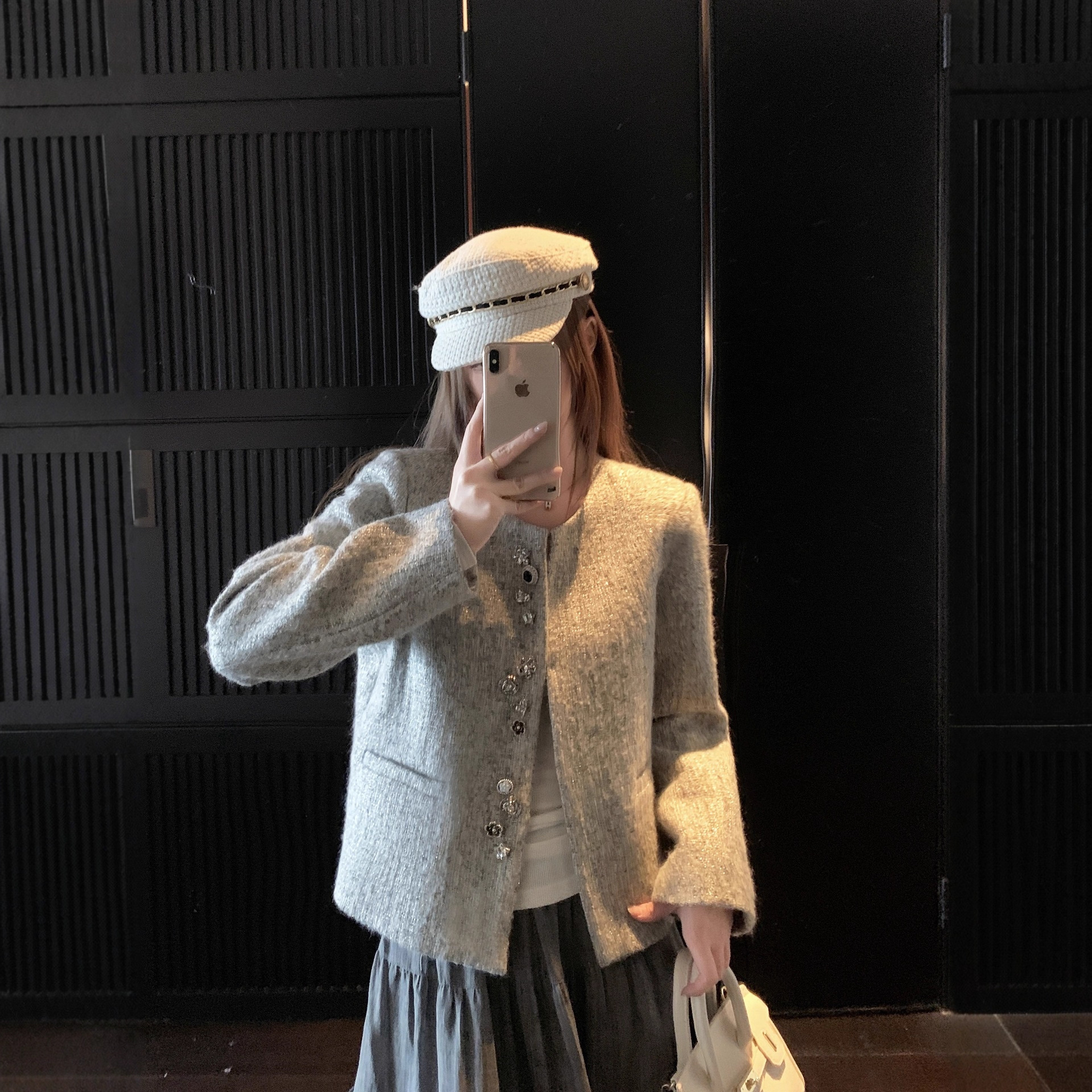 2025 Autumn/Winter New Top French New Elegant Social Style Designer Jacket French Retro Luxury design Women's Short Coat