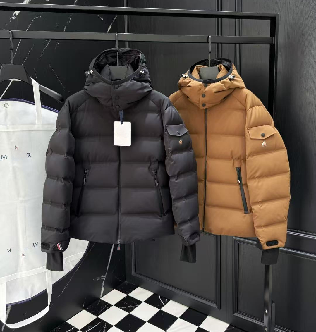 Designer Down Parka Coat Outdoor Warm Thickened Hooded Jacket Winter Windproof Zipper Jacket Luxury Down Jacket Brand