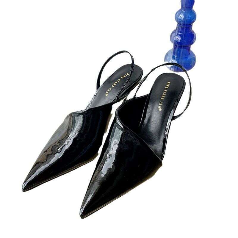 P9niche Design 2025 New European And American Pointed High Heels Fashionable Shoes Versatile Toe Sandals For