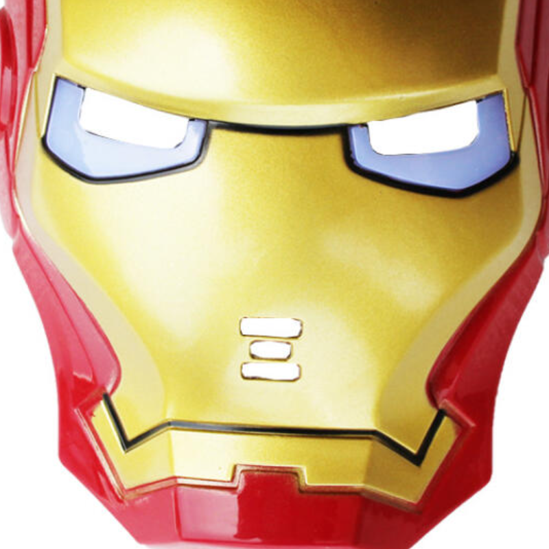 Disney Glowing Mask Halloween Role Play Mask Spiderman Captain America Batman Iron Man Hulk Batman Glowing Cartoon Accessories Baby Boys Product baby 