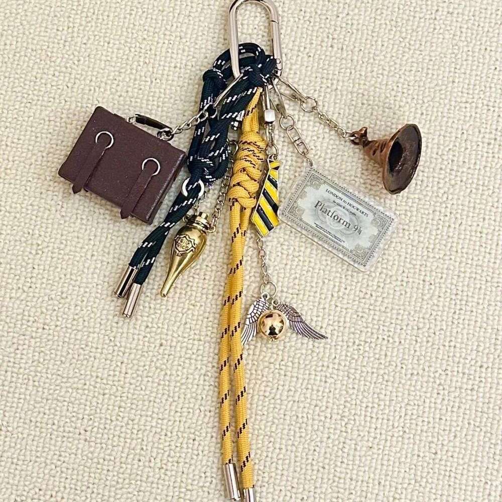 Harry Potter Magic Hat High-end Braided Rope Keychain Accessory Bag Pendant