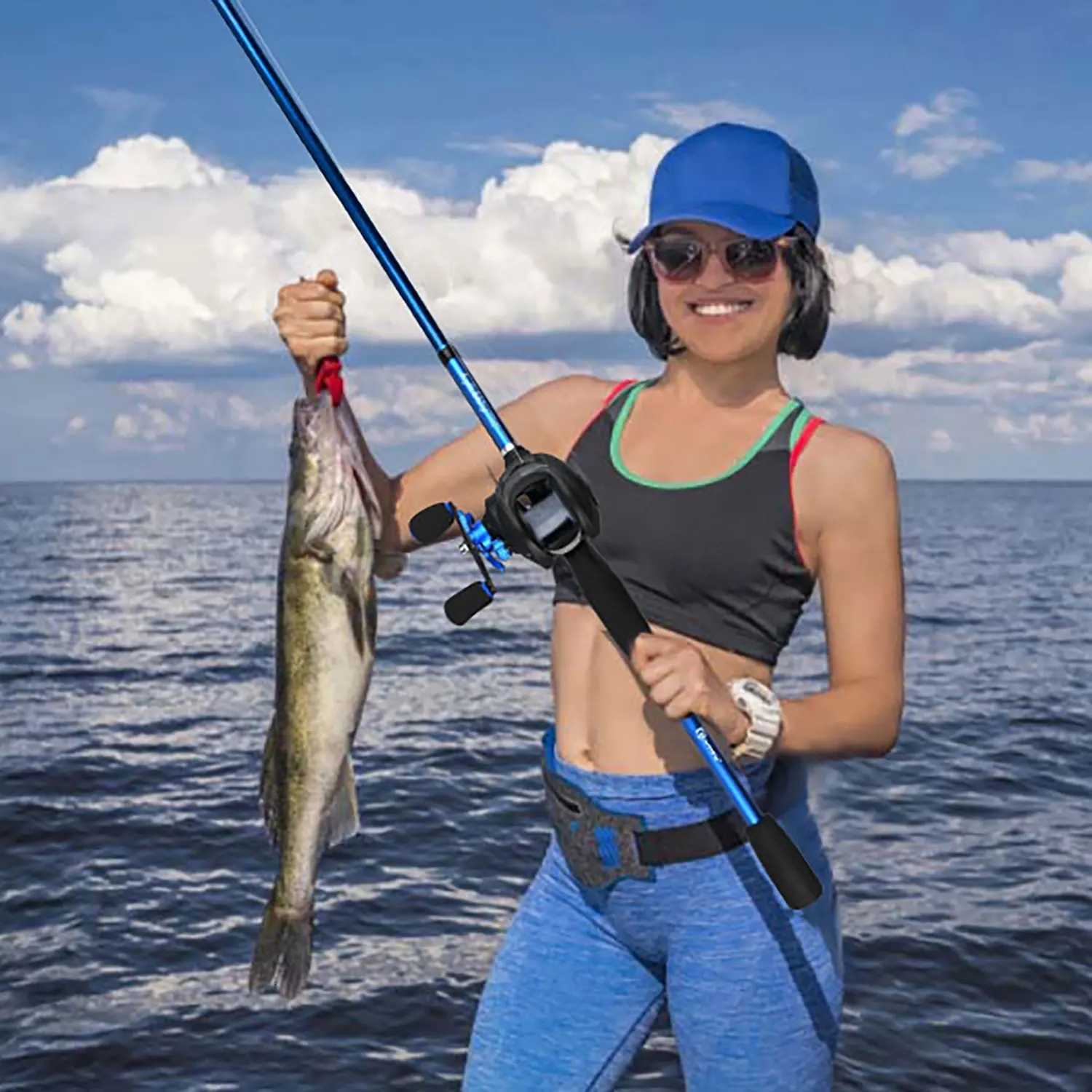 Fishing Rod Reel Set with Fishing Gear Bag Fish Controlr Fishing Line Fishing Pliers Compte Fishing Equipment Kit Y251014